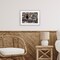 Stupell Industries Arches Horse Pair in Snow Framed Print Under Glass, design by Jeff Poe Photography